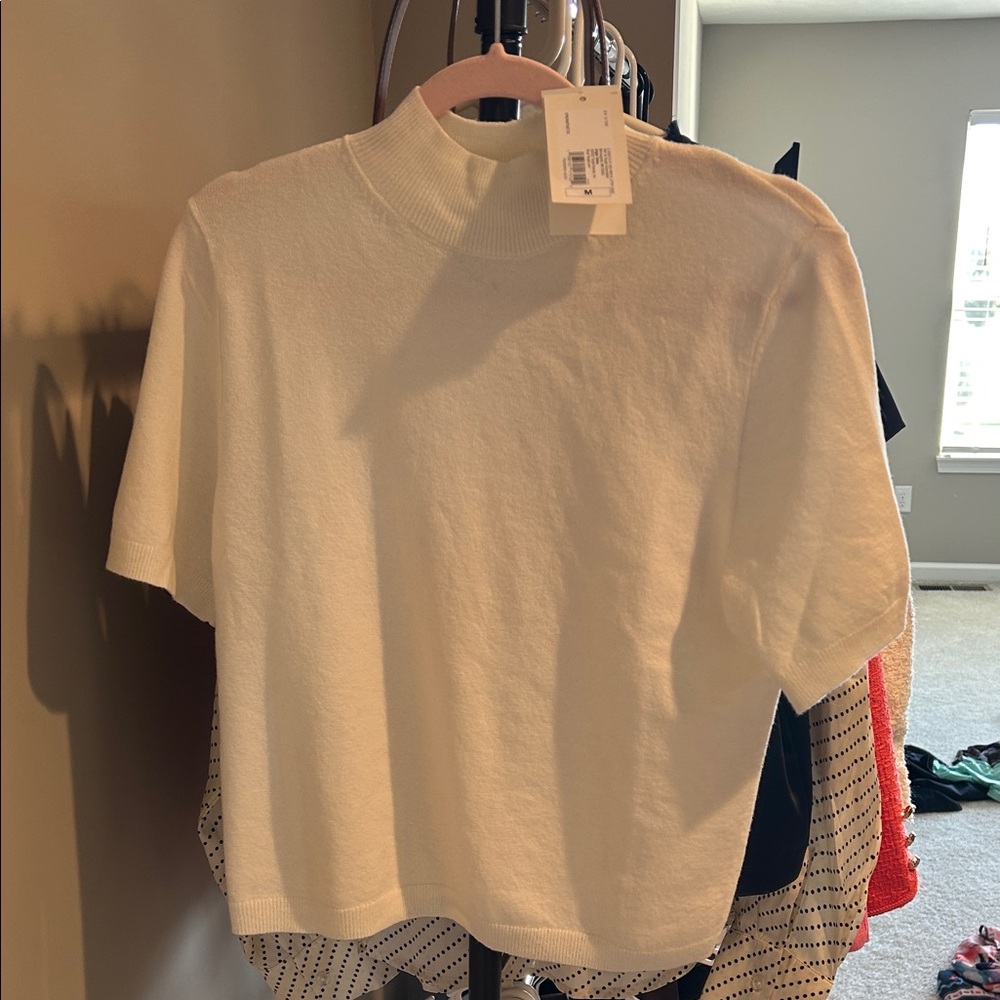 a new day Cream Turtleneck Sweater